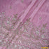 Cutdana Zari Sequins Embroidered Shimmer Tissue Fabric-F4871